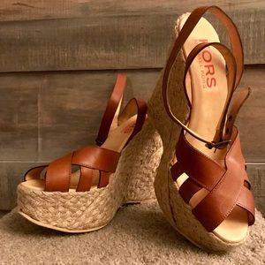 Michael Kors Size 8.5 Platform Wedge Sandals